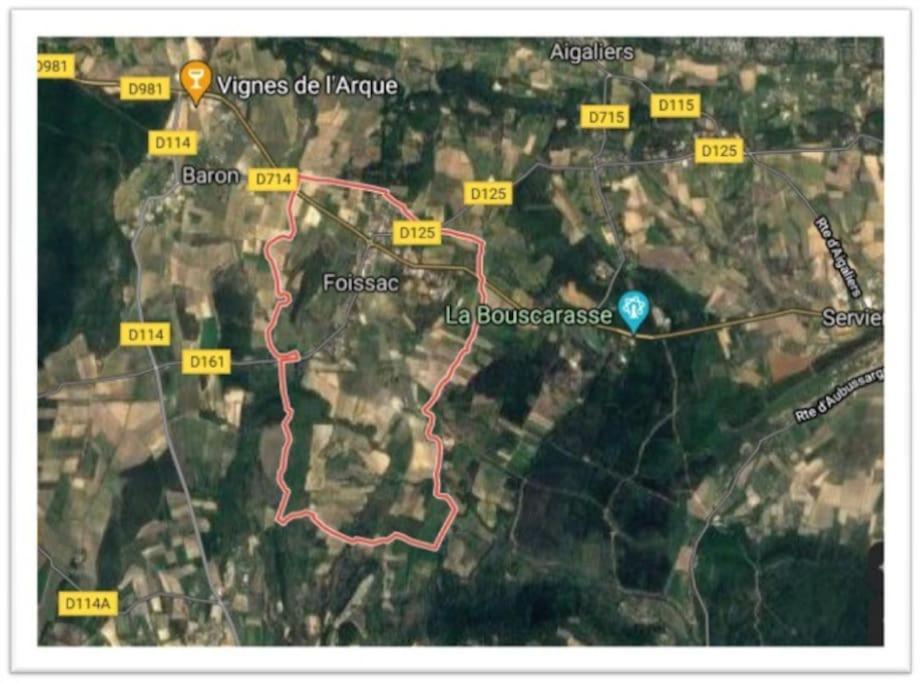 Charming Small House Close To Uzes Foissac  Екстер'єр фото
